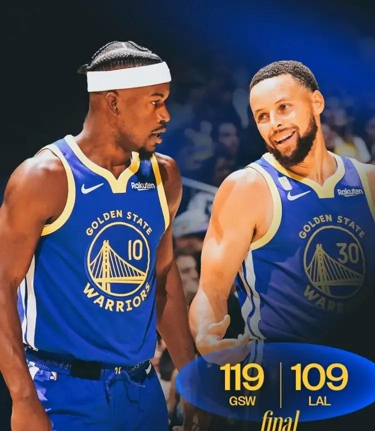 Jiuyou-库里回归赛场，惊险取胜首场状态亮眼，湖人观众沸腾！的简单介绍